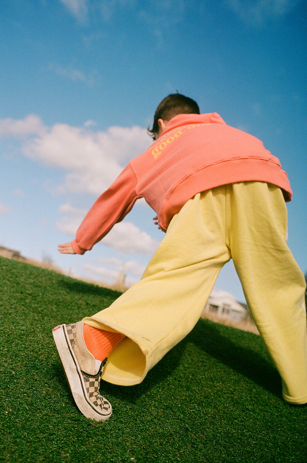 GOOD OLD DAYS HOODIE — PAPAYA