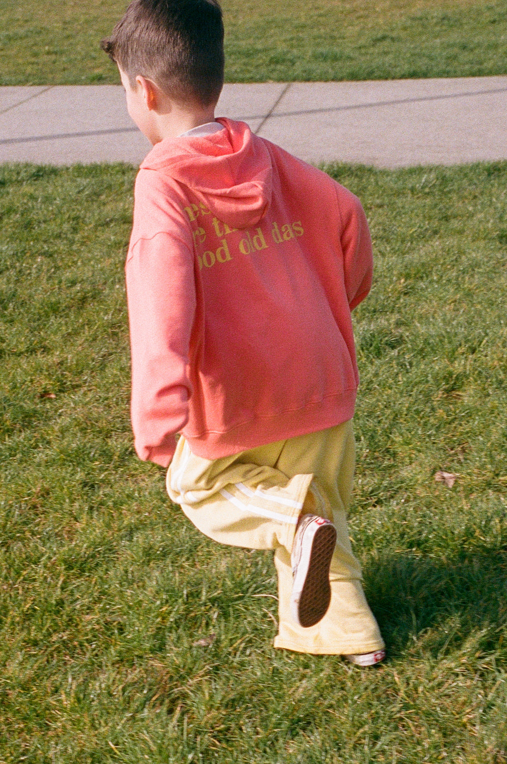 GOOD OLD DAYS HOODIE — PAPAYA
