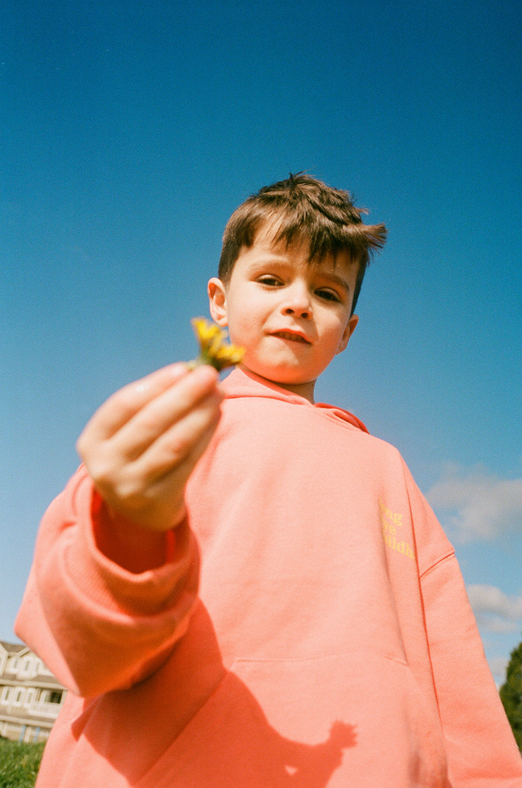 GOOD OLD DAYS HOODIE — PAPAYA