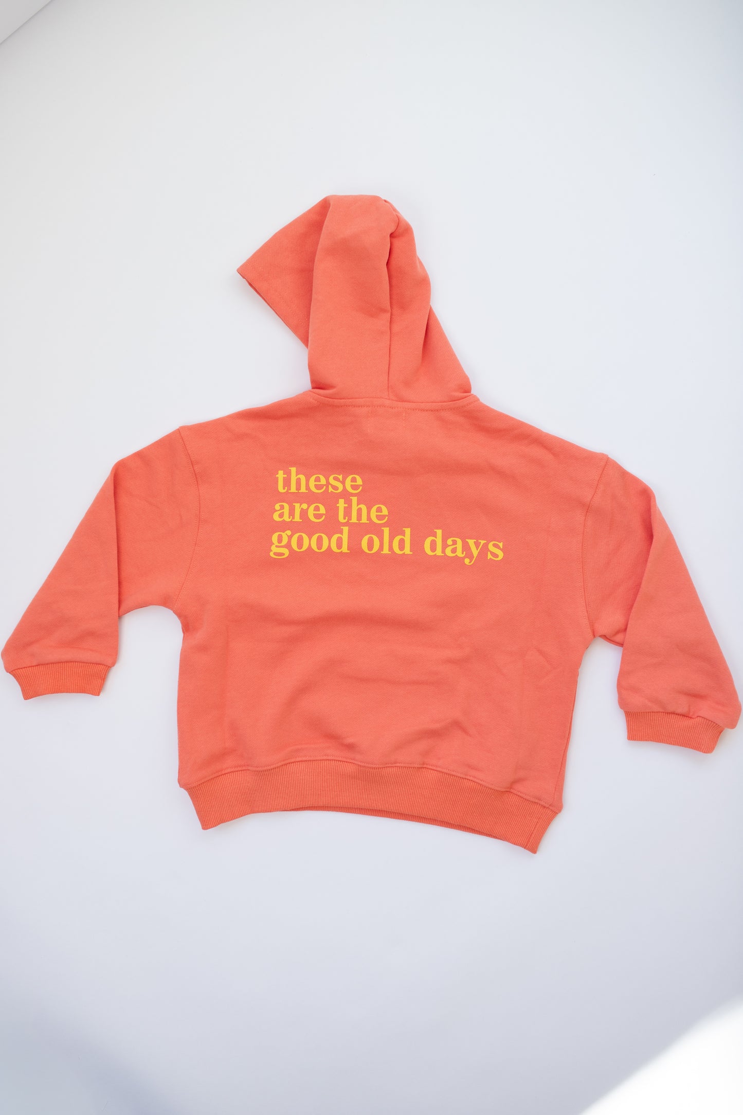 GOOD OLD DAYS HOODIE — PAPAYA
