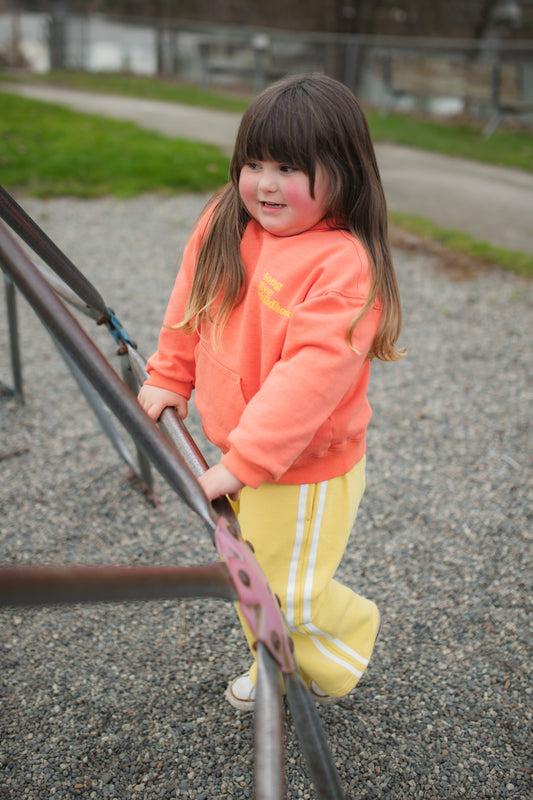 GOOD OLD DAYS HOODIE — PAPAYA